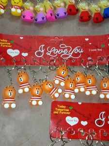 Excellent Bulk of More Than 50 Unique Keychains