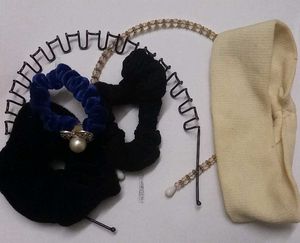 Beaded Headband And Scrunchies