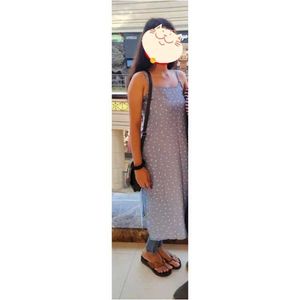 Greyish Blue Printed Kurta