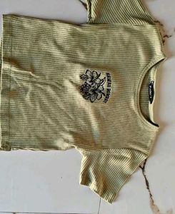 Zudio Cute Hawaii Bombay crop top