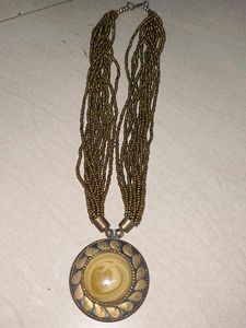 Beaded Statement Necklace