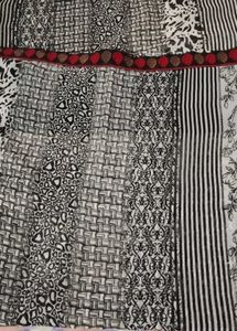 Super White Printed Saree