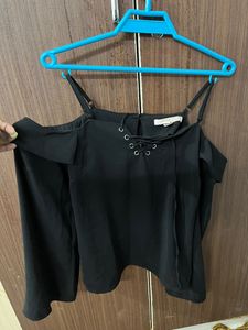 On Discount || Forever 21 Black Off Shoulder Top