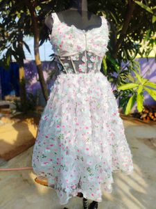 Floral Corset midi Dress(for Ankita)