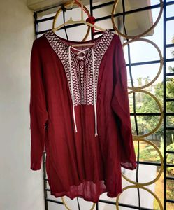Burgundy Top/Tunic