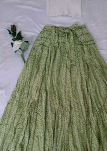 Ethnic Bandana Print Skirt