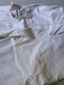 White Cargo Pants