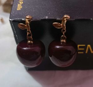 Cute Cherry Dangle Earrings