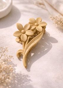 Floral Hair Claw Clip