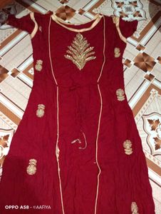 Beautiful Anarkali Kurti With Attached Jacket