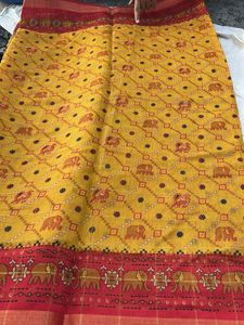 Red &amp; Yellow Saree