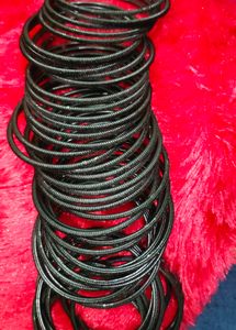 Black Velvet Party Wear Bangles