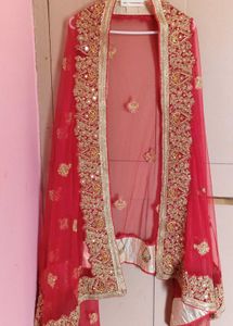 Red Bridal Dupatta