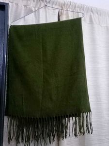 Olive woollen Shawl😍