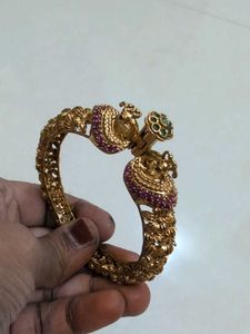 Peacock One Gram Gold Bangle