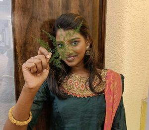 Emerald Green Embroidered Kurti Full Set