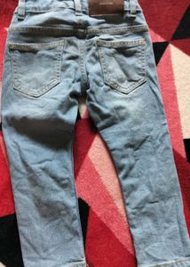 Kids Light Wash Denim Jeans
