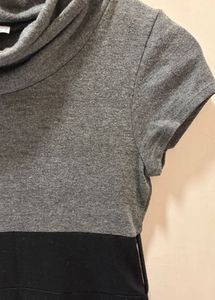 Stylish Two-Tone Dress