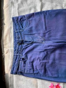 Blue Wide Leg Jeans