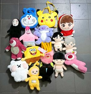 Assorted Plush Toys Collection