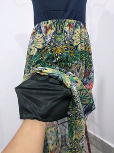 Multi Printed Midi Dress