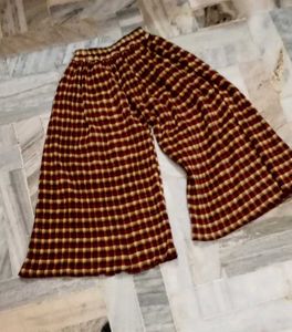 Vintage Plaid Midi Skirt