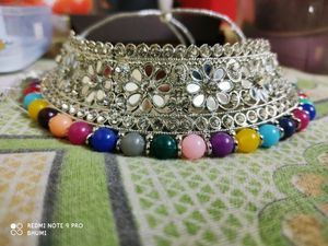 Necklace With Mang Tika And Jumke