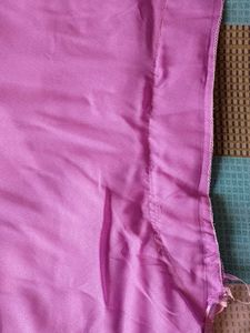 Lavender Embroidered Satin Kurta