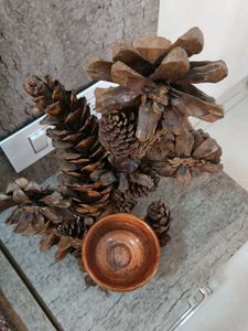 Pine Cone Candle Holder
