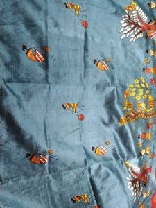 Hand-Painted Silk Saree