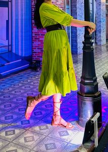 Lime Green Dress