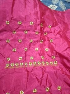 Pink Embroidered Blouse Piece