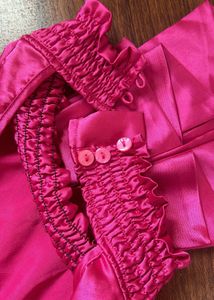 Collar High Neck Satin Top