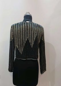 Stylish Sequin Embellished Jacket