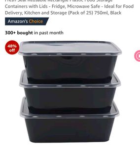 Reusable Storage Containers with Lids(12 Pack)
