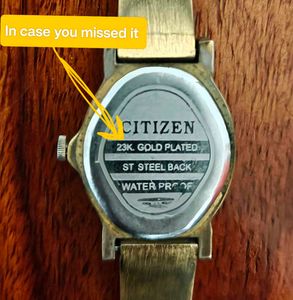 💛 23K Gold Plated OG Citizen ladies watch