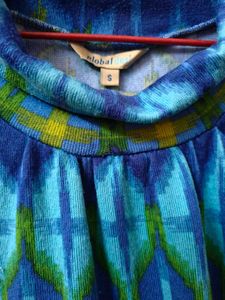 Global Desi Women Semi Woollen Crow Neck Dress