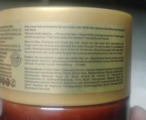 WOW Skin Science Hair Mask. I get ₹295