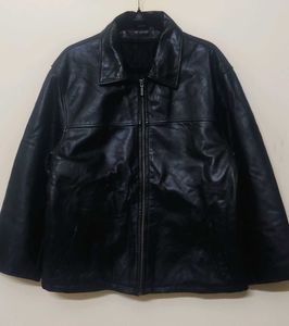 Korean Import Classic Black Leather Jacket