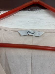 “Only” Beige Formal Top