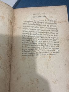 Anti-Memoirs by Andre Malraux