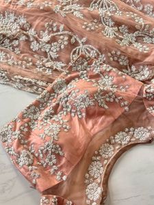 Elegant Pink Embroidered Lehenga