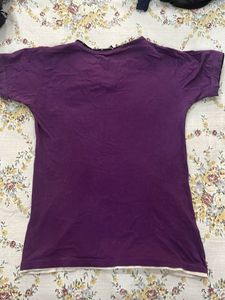 Purple Graphic Tee