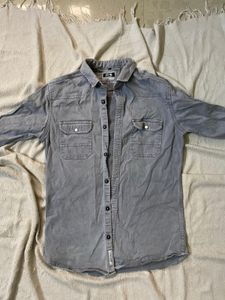 RS Grey Button-Up Shirt