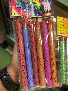 Sparkle Candle Set Big Small Packet