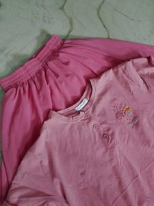 Cute Pink Bottom With Top