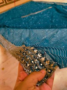 Not Used  New Saree With Unstitched Blouse Piece