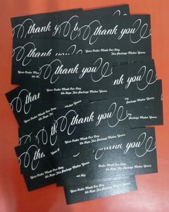 20 Thankyou Cards On Special Imported Paper