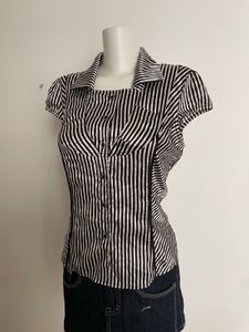 Striped Button-Down Shirt