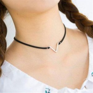 V Shape Choker Necklace